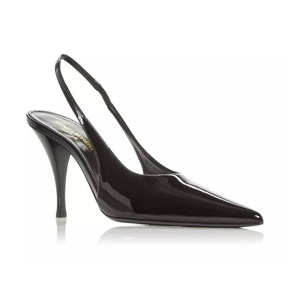 Saint Laurent Slingback Pump With a Pointed Toe - Picture 4 of 14
